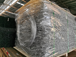 Sheng Sen ha galvanizzato la doppia maglia esagonale intrecciata d'acciaio che retina i rotoli del filo di ferro per le scatole & le gabbie del gabbione per l'applicazione delle gabbie - Product Image 4