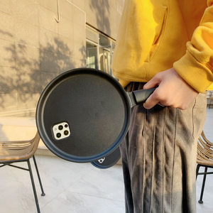 New Ins Style 3D Frying Pan Shape Mobile <strong>Cover</strong> for iPhone 16 15 14 1312 Pro Max Non-stick Pancake Pot Design Soft <strong>Cover</strong> - Product Image 5