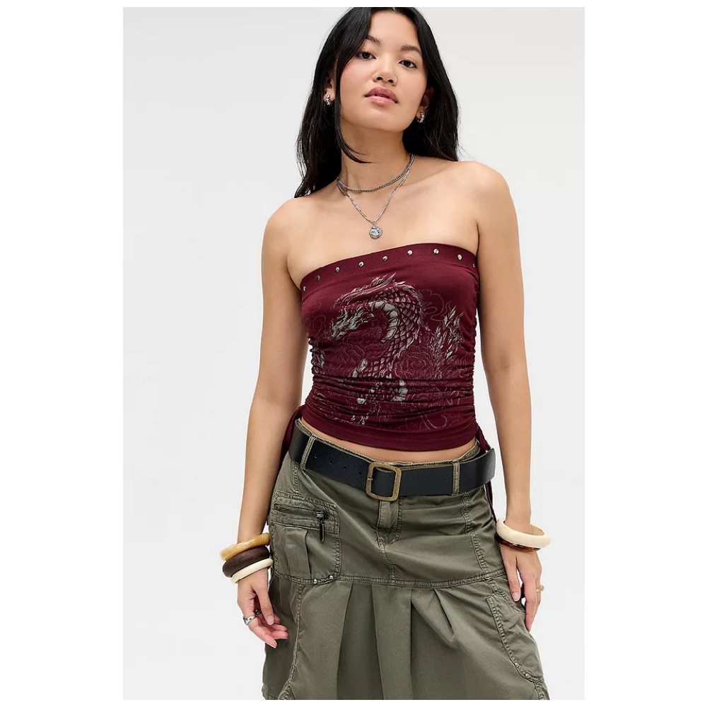 Strapless top