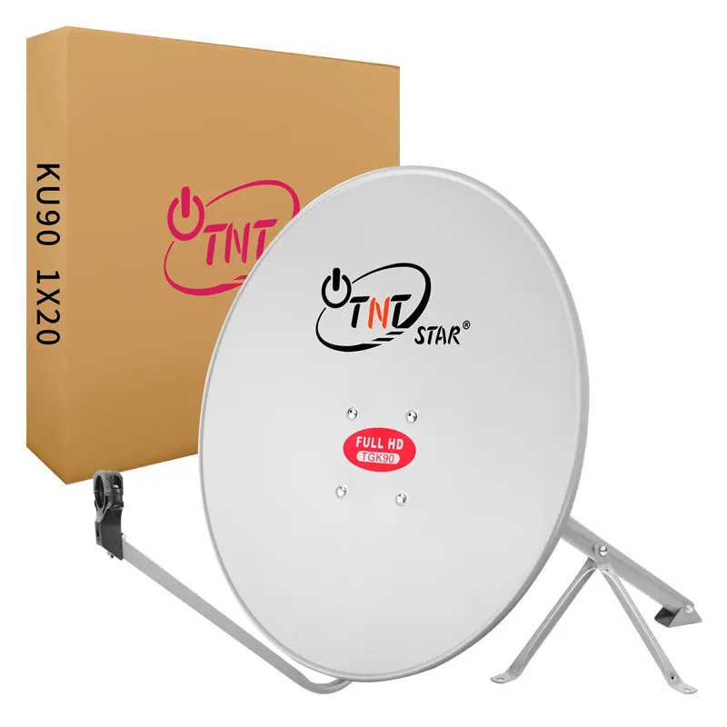 TNTSTAR KU-90 grandes pièces 0.5mm * 0.6mm antenne parabolique prix satellite parabolique décodeur tv