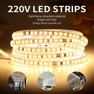 IP67 Led şerit 110V 220V 120D 180D 240D 360D yüksek lümen 2700K -20000K galvanik bakır PVC şerit ışık - Product Image 3
