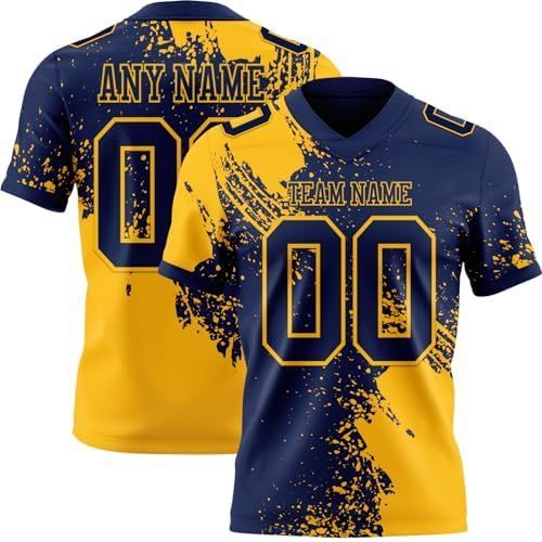 Navy Blue and Yellow