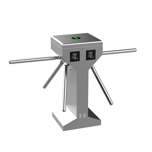 Puerta de barrera de acceso inteligente TCP/IP QR ESD Sistema de torniquete de entrada Precio Control de multitudes Trípode Torniquete