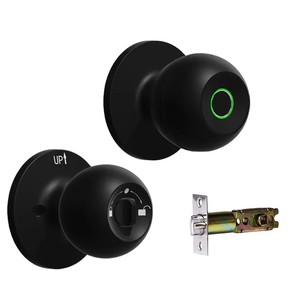 Akıllı ev parmak izi kapı kilit anahtarsız giriş kapı topuzu küresel kilit Tuya App kontrolü ile - Product Image 1