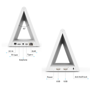 デュアルスクリーンディスプレイ10.1インチRK3288 1280*800 2 + 16GBデスクトップPOE LCDタッチAndroidタブレットバンク & レストラン用