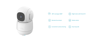 Uniarch Voice <strong>Intercom</strong> Intelligent Tracking 2MP Security HD Surveillance CCTV Wireless Indoor PTZ Wifi <strong>IP</strong> <strong>Camera</strong> - Product Image 6
