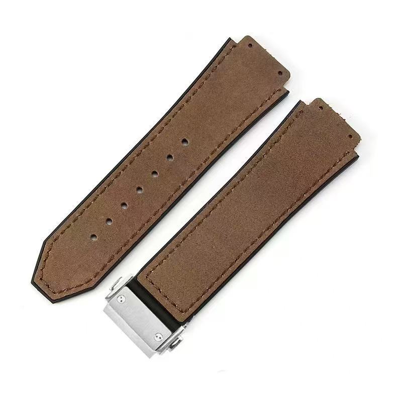 Boucle marron + argent