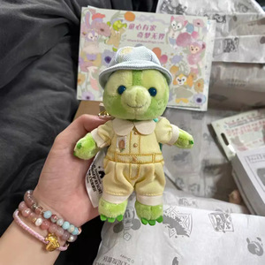 Aolemi 2025 sevimli karikatür bebeğin çalma süresi elbise 15cm moda bebek bahar kaplumbağa dolması çanta kolye yapımı için peluş malzeme