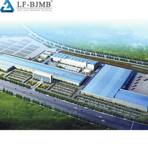 ISO9001/CE EN 1090/BV Certified Steel Structure Workshop Light Application Long-span Grid 50 Years Wind Resistance Quick - Product Image 3