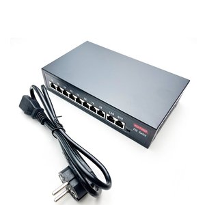 8 Ports Netzwerk-Switch 100 Mbps IEEE802.3af POE Switch Power over Ethernet 8 RJ45 Ports Netzwerk-Switch für IP-Kamera