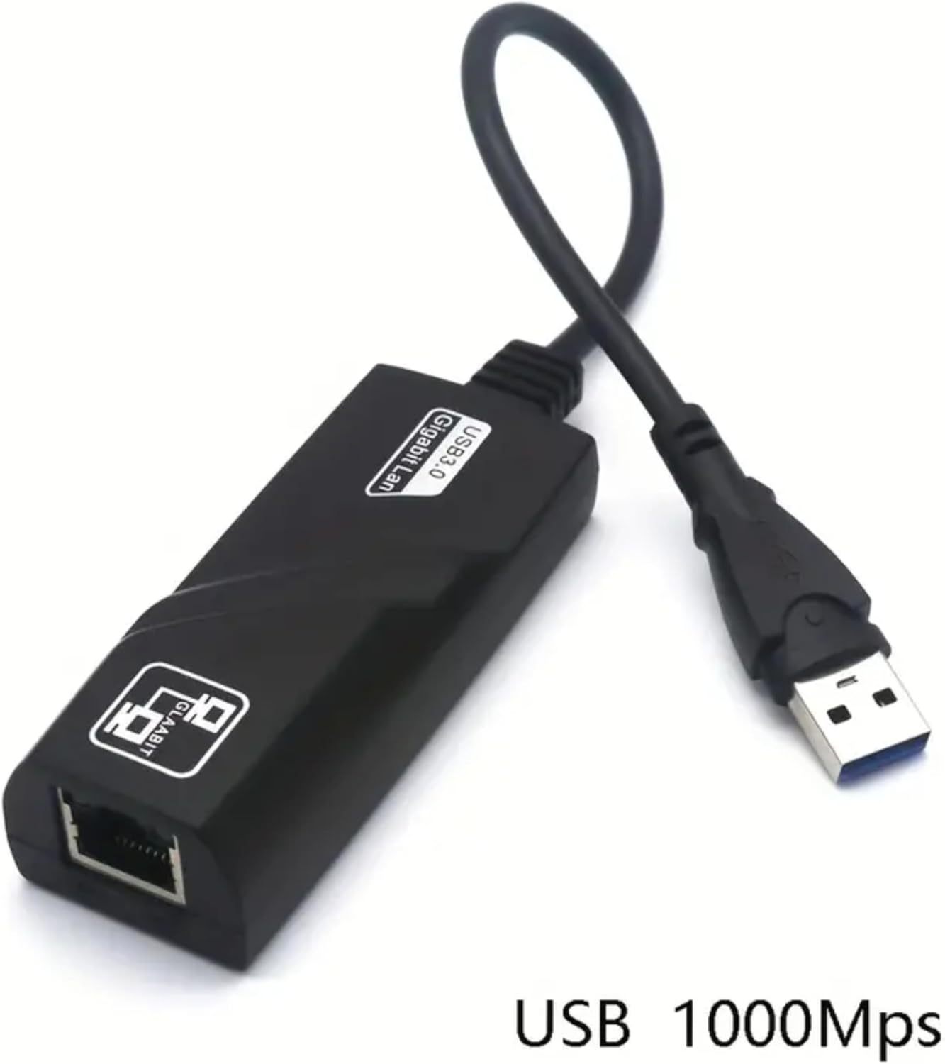 Puerto USB negro Gigabit