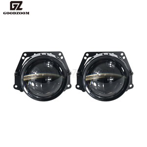 GOODZOOM LED 3/6 çip bi-led lamba araç aydınlatma sistemi, farlar Biled projektör Lens far araba aksesuarları için 12V - Product Image 3