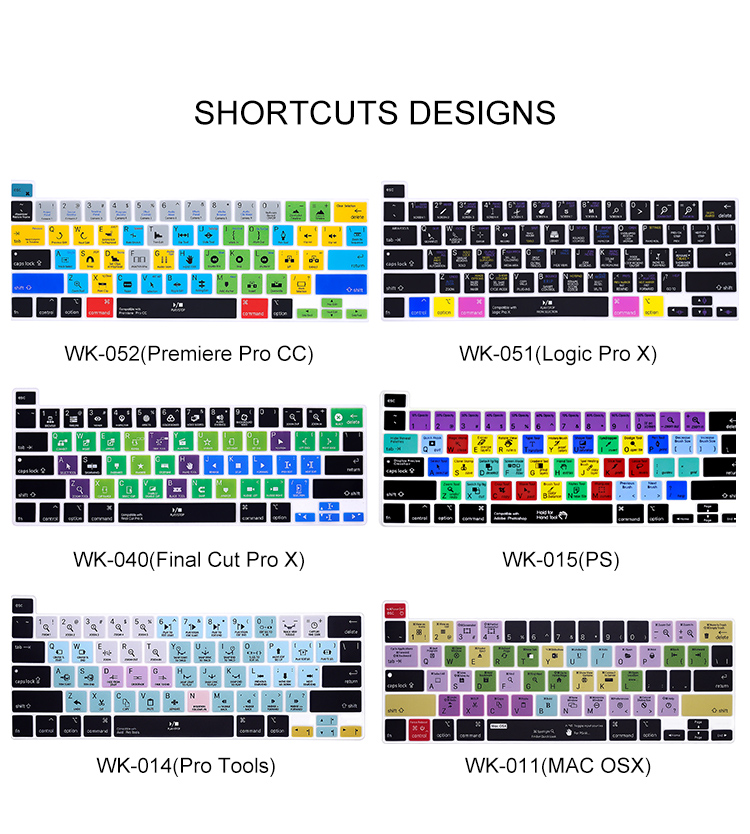 Designs de raccourcis - multicolore