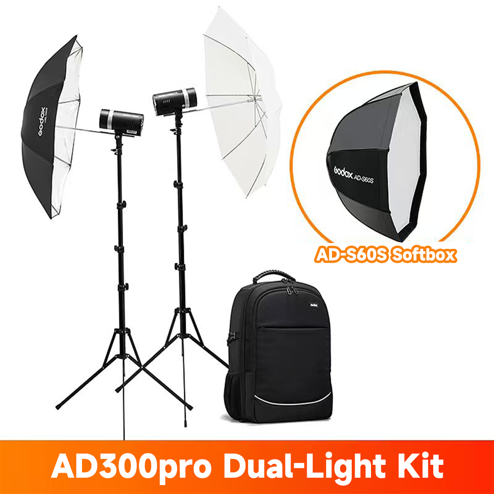 Kits de luz doble AD300Pro