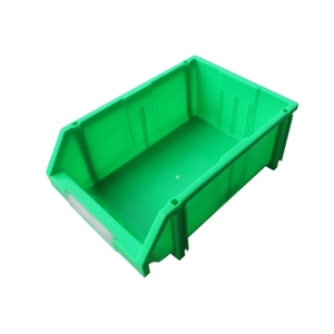 Stackable PP Material Plastic Crate 400x300x220mm Berry Turnover HDPE Solid Box with Basket Design for Storage - Product Image 3