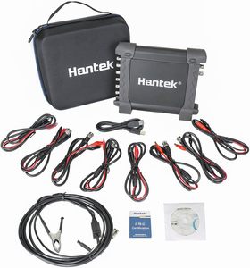 Hantek 1008C + 8CH Automotive Diagnostic PC Osciloscopio 2.4MSa/s USB 2,0 ancho de banda 100K Generador de programa