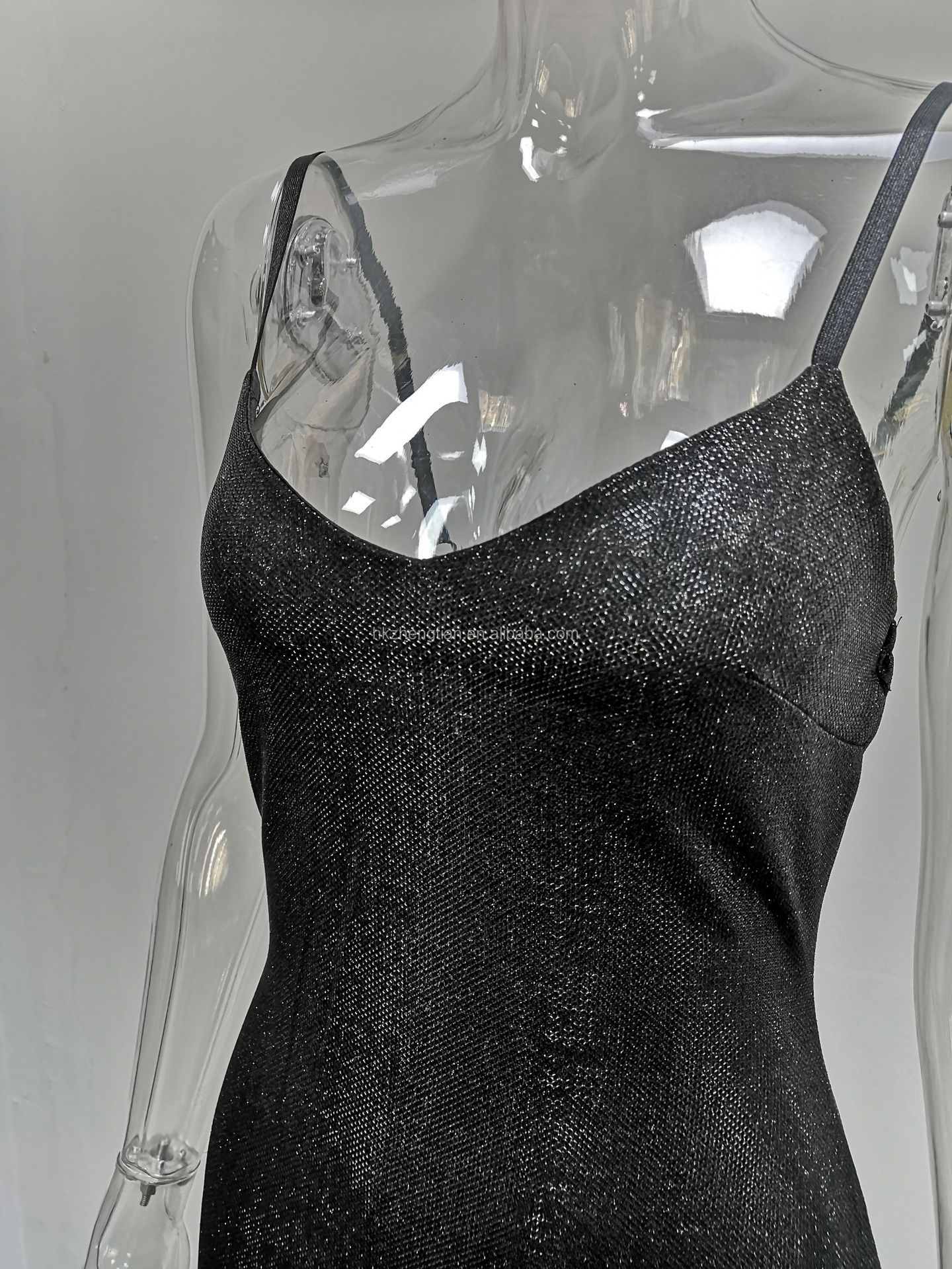 Deep V sexy Sequins Dress Women Wrap Ruched Sleeveless Long Dresses Ladies Cocktail Nightclub Party Dress Vestidos