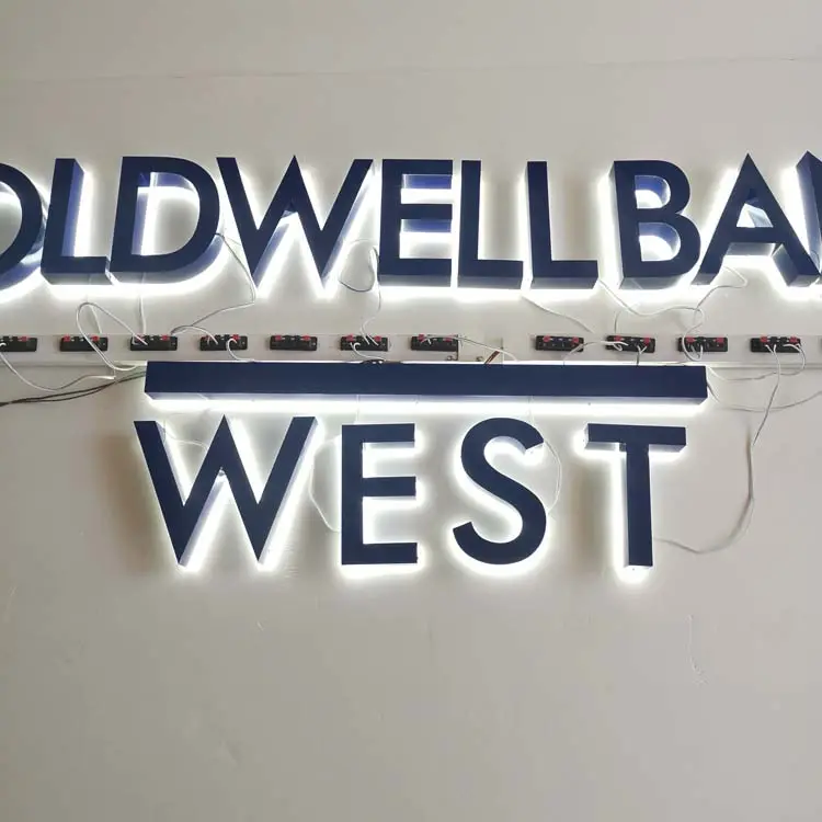 Custom logo shop sign flat cut acrylic letters 3d acrylic letters for outdoor signage custom sign for store with custom light