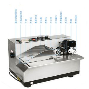 Heißer Verkauf label druck datum und chargen nummer/manuelle charge codierung maschine