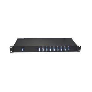 8 + 1チャネルCWDM Mux Demux光マルチプレクサエクスプレスポート1U 19 "ラックマウントデュアルLC/UPC - Product Image 1