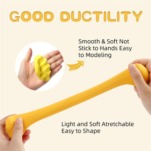 24-Color DIY çocuklar kil kiti Ultra hafif sihirli yumuşak PVA kil ve balçık canavar tarzı eğitim ve modelleme için - Product Image 6