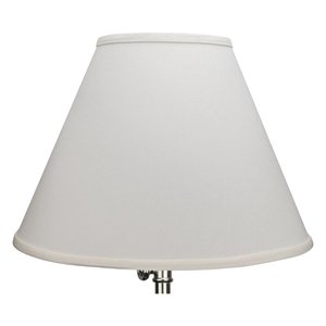 ZG 10英寸高x 15英寸宽亚麻帝国灯罩框架灯架 - Product Image 1