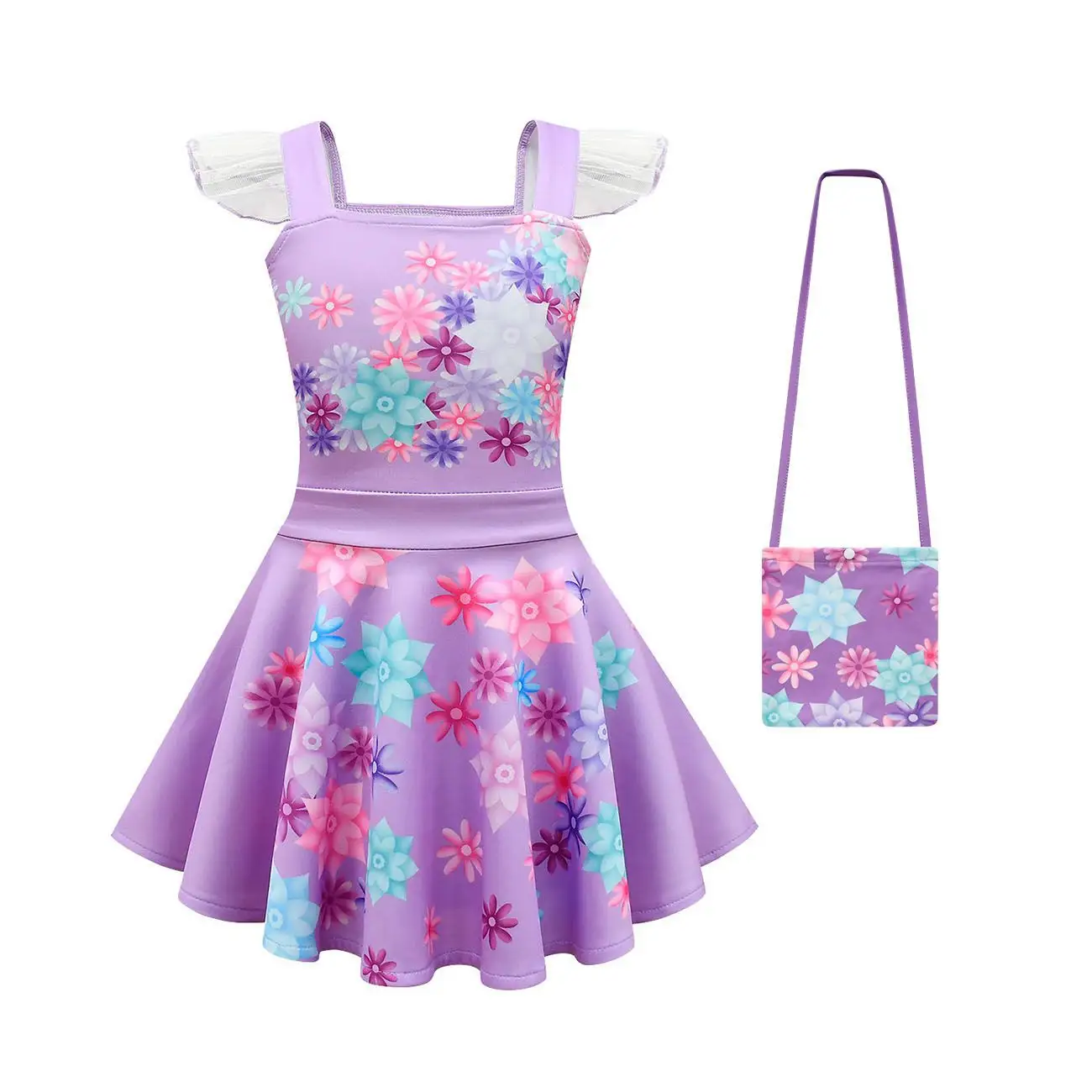 Boutique Purple Bunga 1-3 Tahun Baru Lahir Usia Remaja Gadis Capped Pesta Putri Renda Tulle Dress Koleksi untuk Anak Perempuan