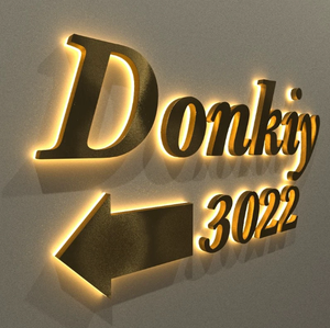 कस्टम लोगो ने बाहरी विज्ञापन बैकलिट के नेतृत्व वाले चैनल पत्र पर घर नंबर सौर, दुकान और कैफे के लिए टिकाऊ - Product Image 1