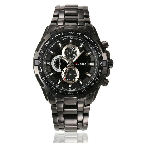 1 black case black dial