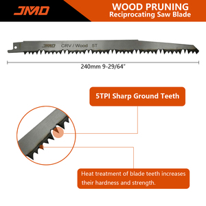 JMD S1531L 10 adet en iyi ahşap kesme pistonlu testere bıçağı pistonlu testere bıçağı 240mm - Product Image 3