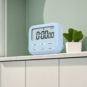 Nuovo schermo digitale LCD quadrato Timer magnetico da cucina cottura cottura conteggio conto alla rovescia orologio di sonno Timer cronometro - Product Image 3