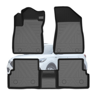Muchkey MG ZS 2017 2018 2019 2020 araba su geçirmez ve kaymaz zemin Mat Tpe otomobil parçaları tam Surround ayak pedi - Product Image 3