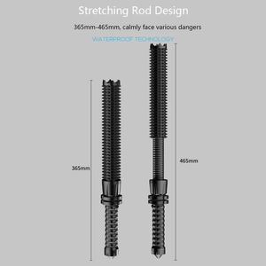 Hot Bán Nhôm Wolf Răng Stick Tự Vệ <span class=keywords><strong>Torch</strong></span> Ánh Sáng Tuần Tra Khẩn Cấp COB Siêu Sáng Sạc LED Đèn Pin - Product Image 5