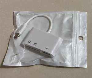 3 In 1 çoklu Port Hub dönüştürücü tip-c/yıldırım için USB A OTG adaptörü TF SD bellek kart okuyucu Iphone Android ve dizüstü - Product Image 2
