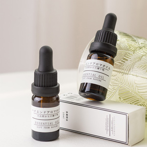 10 ML şeffaf buzlu yuvarlak özel etiketler cam Mini parfüm uçucu yağ damlalıklı şişeler  - Product Image 6