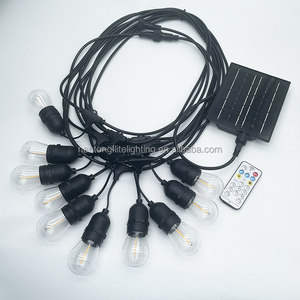 5M 10M 15M IP65 Commercial Grade LED <strong>String</strong> <strong>Lights</strong> S14 LED Edison Filament Bulb EU Connectable Wedding Holiday Lighting Garland - Product Image 2