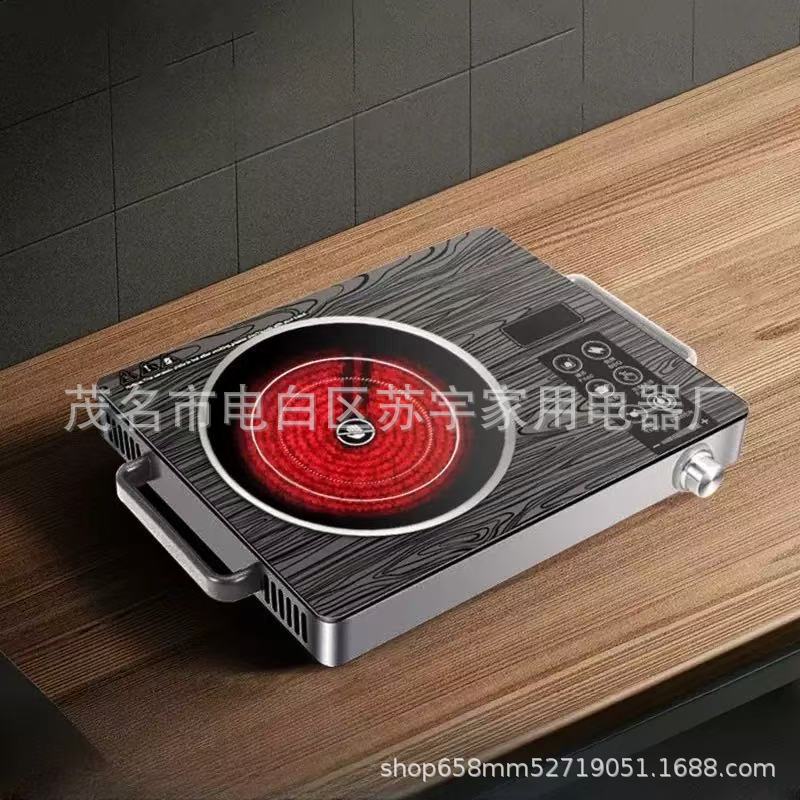 Domestic wood grain electric ceramic stove