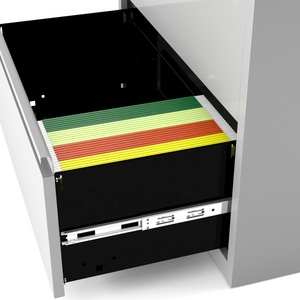 Steelrix Steel 2引き出しラテラルオフィスメタルファイルアーカイブファイリングキャビネットインターロックシステム付き - Product Image 5
