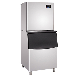 Máquina de hielo de partículas de copo de nieve continua Comercial Grande Parámetros de configuración personalizables 200kg Almacenamiento de hielo Compresor de 110V - Product Image 1