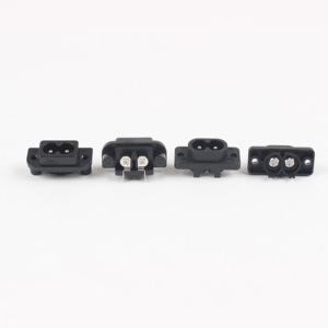 DB-8 C8パネルマウントプラグアダプター250VAC 2.5A2ピンモジュールプラグ電源コネクタソケット - Product Image 4