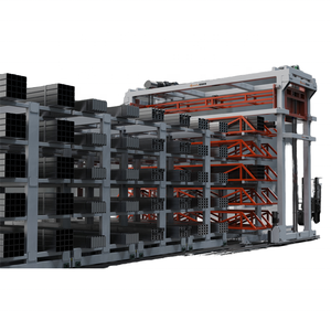 Sistema de carga y descarga inteligente tipo torre de perfil enrollable vertical automático para barras, almacenamiento de tubos, equipo de almacenamiento de carga - Product Image 1