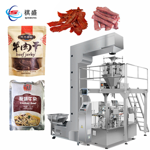 Thịt bò tự động giật doypack PREMADE dây kéo túi máy đóng gói biltong máy đóng gói cho đứng lên túi với Nitơ Điền - Product Image 1