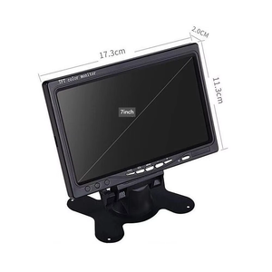 Monitor LCD de 7 pulgadas de alta calidad, pantalla de coche, entrada de vídeo de dos canales para camiones, vehículos grandes - Product Image 3