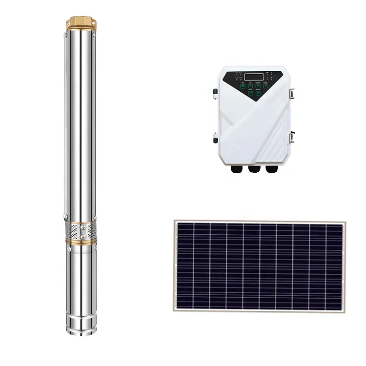 Güneş dalgıç su pompaları pompa sistemi elektrik DC 48v güneş enerjili su pompaları