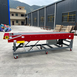 Transportador de correa de descarga de carga de camiones portátil y extensible para transportadores de contenedores de almacén Categoría de producto - Product Image 6