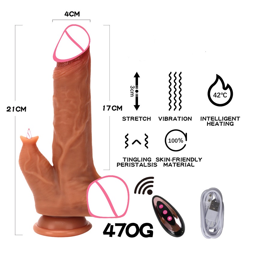 Pelle Lingua Dildo B