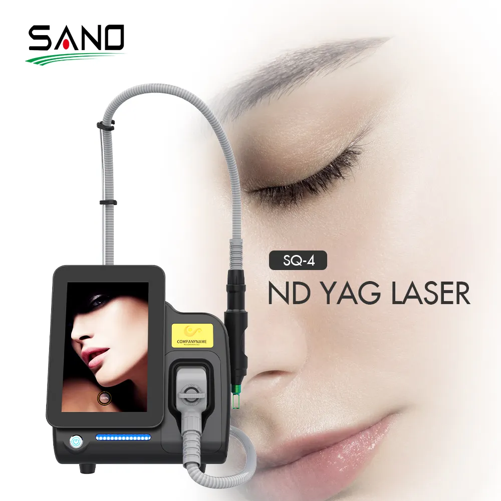 Professionale long pulse nd yag laser Q-switch NdYag laser/tattoo removal machine yag laser/carbon peeling q-switch Yag laser