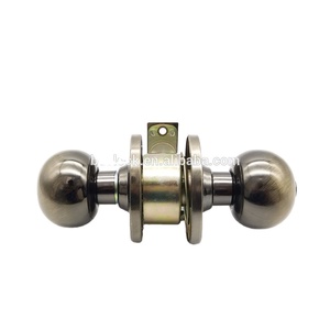 円筒形ハンドルロックキーエントリーメインエントランスゲートフロントドアノブセットロック - Product Image 1