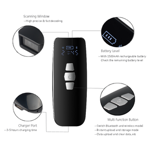 Lettore di codici a barre BT piccolo lettore di codici a barre Mini formato QR 2D telefono a lettura rapida Android MAC uso Wireless - Product Image 4