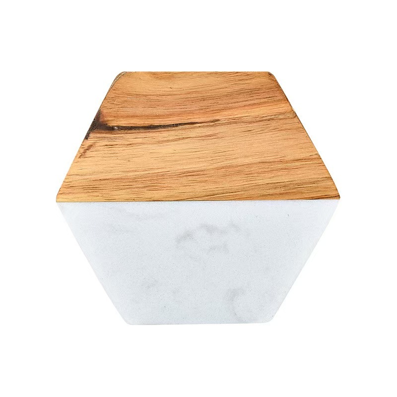 Esagono bianco 11*10 cm